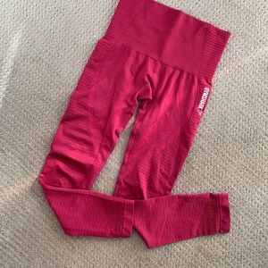 Gymshark 1st generation training legging - red